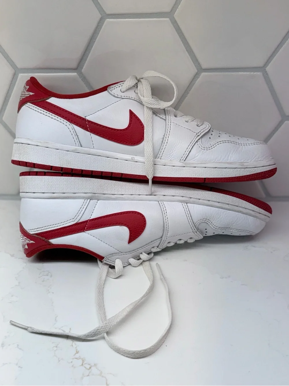 Nike Air Jordan 1 Low OG White “University Red
